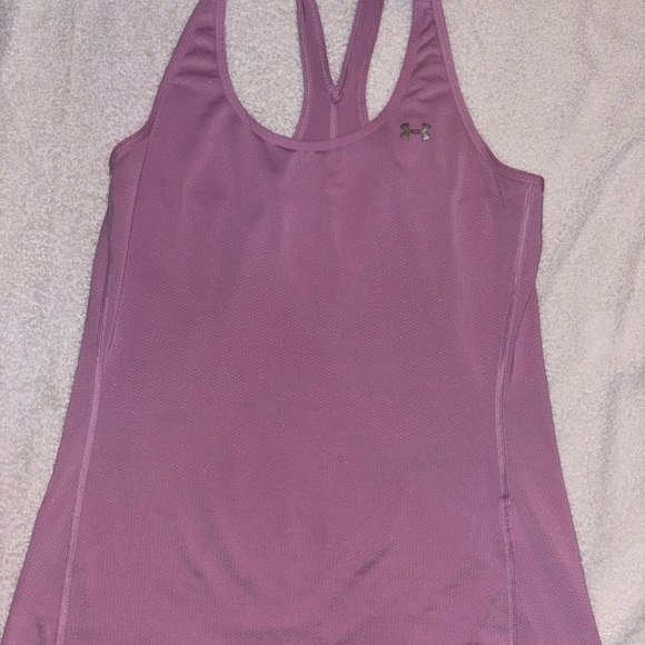 Under Armour Purple Fitted Sleeveless Tank Top - Picture 2 of 4
